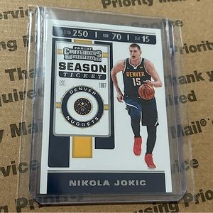 Nikola Jokic ‘19 Contenders Card No. 85